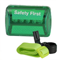 Green Rectangle LED Light Up Bike Reflector